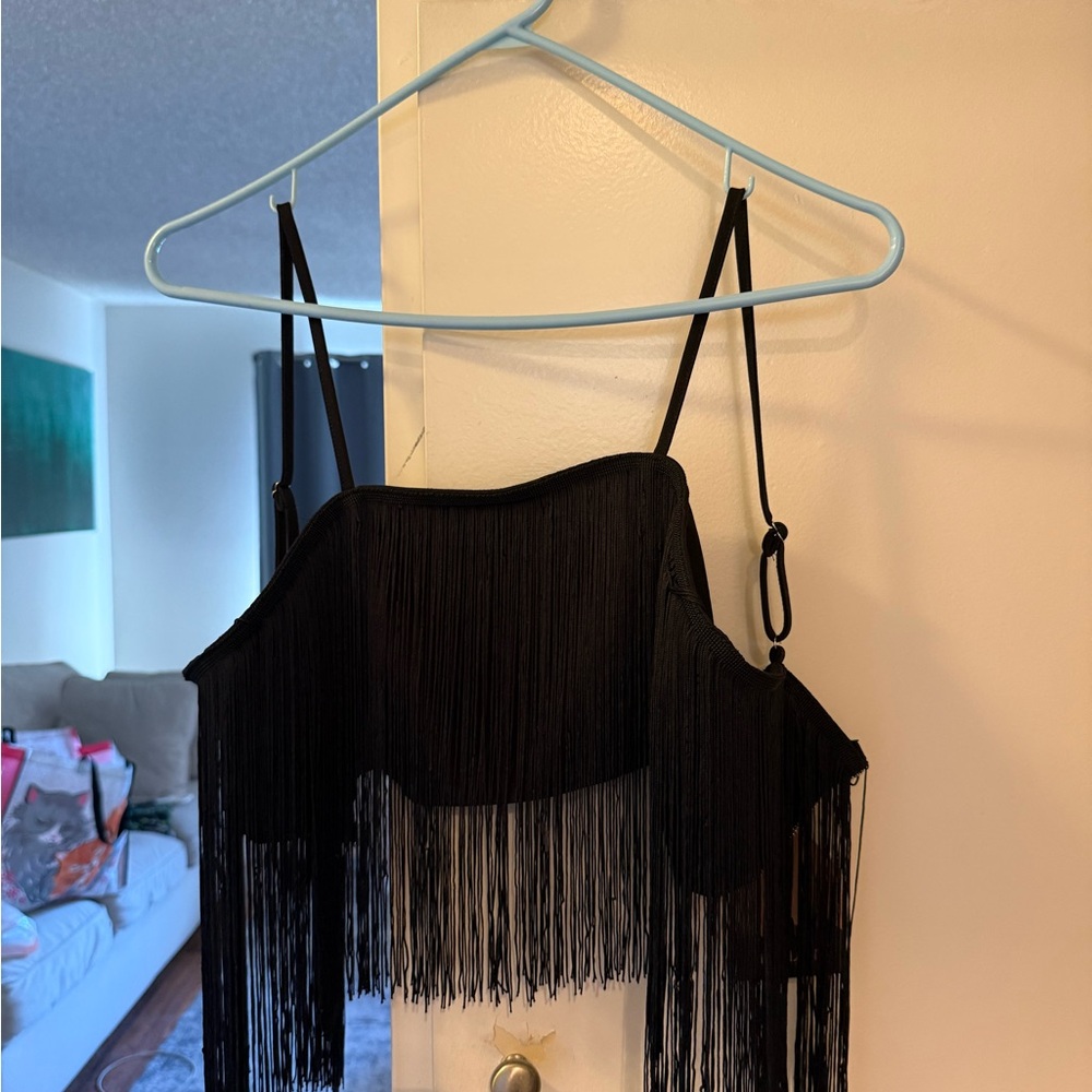 boho indie crochet tank top nwt - Picture 2 of 3